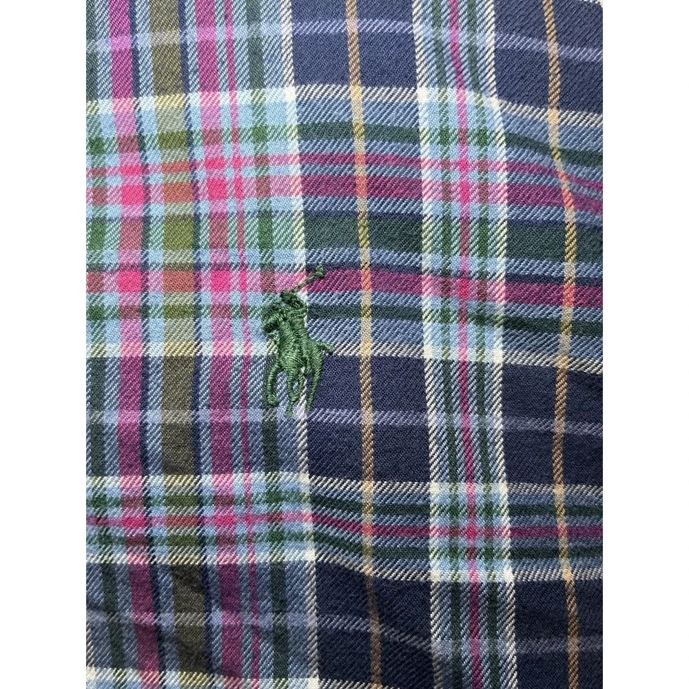 Polo Ralph Lauren Classic Fit Plaid Performance Flannel Shirt XXL Mens